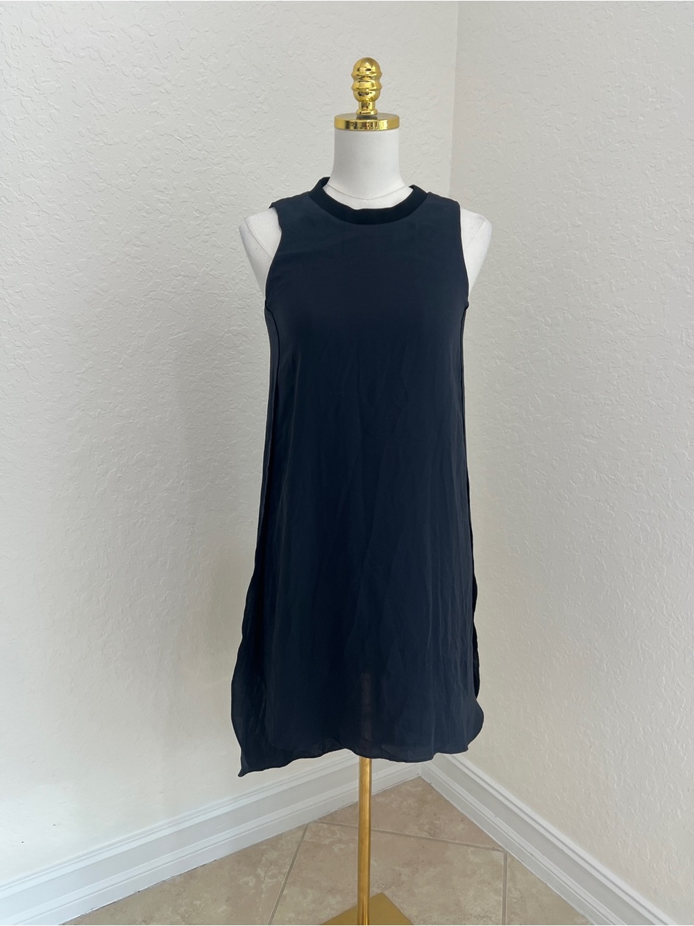 RACHEL Rachel Roy Black Sleeveless Shift Dress